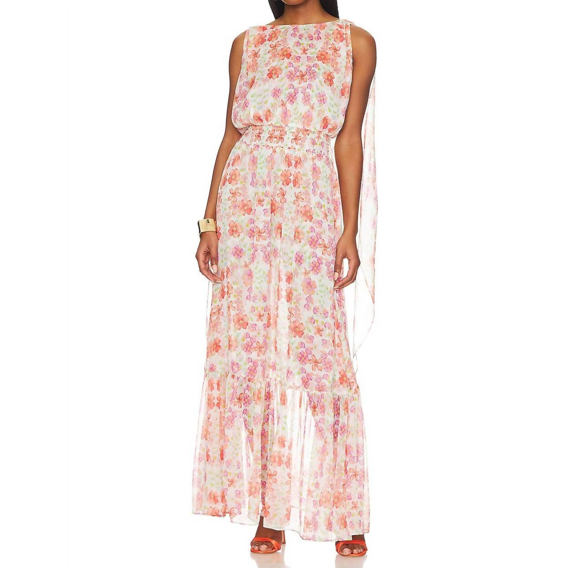 New Misa Los Angeles Graziella Dress In Cora Flora